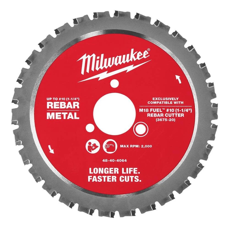 Milwaukee tool #10 (1-1/4) Rebar Cutting Blade 48-40-4064